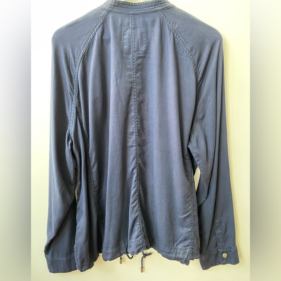 GAP - 100% Lyocell - Light Weight, Dark Navy, Soft Drapey Jacket - XXL - Picture 2 of 8